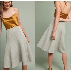 Anthropologie Maeve Peridot Midi Skirt Size 4
